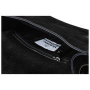 Vivienne Westwood Petit sac à bandoulière en cuir suédé Bianca - Noir