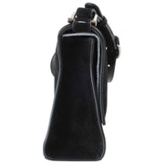 Vivienne Westwood Petit sac à bandoulière en cuir suédé Bianca - Noir