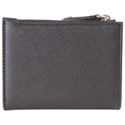 Vivienne Westwood Saffiano Slim Flap Card Holder Purse - Noir