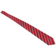 David Van Hagen Regimental Striped Tie - Red/Navy/White
