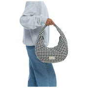 Moon Nude Classic Hoop Bag - Noir/Blanc