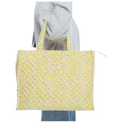Grand sac cabas Moon Nude Buttercup - Jaune/Blanc