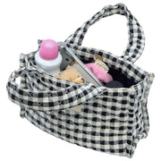 Moon Nude Classic Mini Shopper Bag - Noir/Blanc