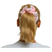 Moon Nude Peony Scrunchie - Rose/Blanc