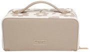 Alice Wheeler London Étui à motif floral - Beige pierre