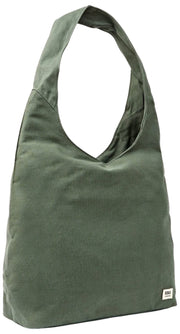 Roka Hoxton Grand sac à bandoulière en toile de coton - Vert saule