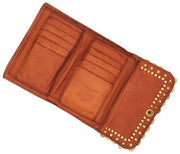 Porte-monnaie à clous Campomaggi Felloniche - Orange brique