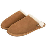 isotoner-real-suede-mule-slippers---tan-34523440