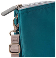Sac à bandoulière en toile recyclée Roka Carnaby XL - Bleu sarcelle profond