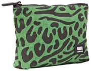 Roka Maida Vale Petite pochette en toile de coton - Vert artichaut