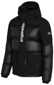 Helvetica Mountain Pioneers Doudoune à capuche Queyras - Noir