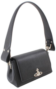 Vivienne Westwood Hazel Saffiano Petit sac à main - Noir