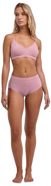 Falke Daily Seamless Mid Taille Slip - Rose Rose