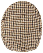 Casquette Plate Dents Blashford Tweed - Marron