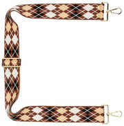 Sangle de sac Elie Beaumont - Chocolat Argyll Brown