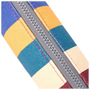 Roka Tate Petite pochette en toile de coton - Larges rayures multiples
