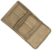 Porte-Monnaie Campomaggi Cortona Stud - Gris Ciment