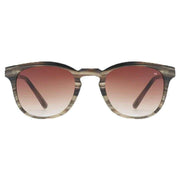 A.Kjaerbede Bate Sunglasses - Striped Horn Brown