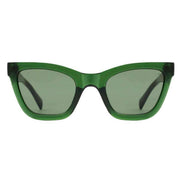 A.Kjaerbede Big Kanye Sunglasses - Dark Green Transparent