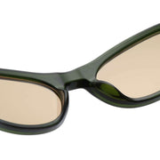 A.Kjaerbede Gust Sunglasses - Dark Green Transparent