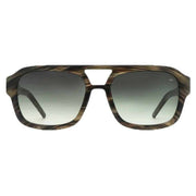 A.Kjaerbede Kaya Sunglasses - Striped Horn Brown