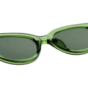 A.Kjaerbede Winnie Sunglasses - Light Olive Transparent