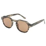 A.Kjaerbede Zan Sunglasses - Striped Horn Brown