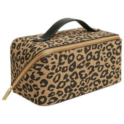 Alice Wheeler London Valise de Train à Imprimé Animal - Noir/Léopard