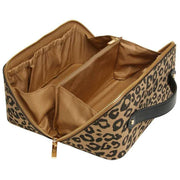 Alice Wheeler London Valise de Train à Imprimé Animal - Noir/Léopard