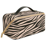 Alice Wheeler London Valise de Train à Imprimé Animal - Noir/Zèbre