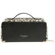 Alice Wheeler London Valise de Train à Imprimé Animal - Léopard Clair/Noir
