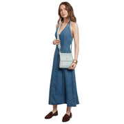 Alice Wheeler London Bloomsbury Sac à bandoulière – Bleu canard
