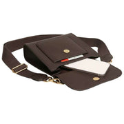 Alice Wheeler London Bloomsbury Sac à bandoulière - Marron Chocolat