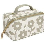 Alice Wheeler London Mini valise à fleurs - Vert pistache