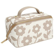 Alice Wheeler London Mini valise à motif floral - Beige pierre
