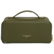 Alice Wheeler London Luxury Train Case - Olive Green