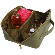 Alice Wheeler London Luxury Train Case - Olive Green