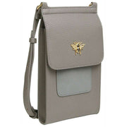 Alice Wheeler London Mini Sac à Bandoulière Bloomsbury - Gris Ardoise