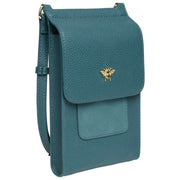 Alice Wheeler London Mini Sac à Bandoulière Bloomsbury - Bleu Sarcelle