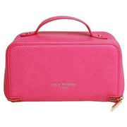 Alice Wheeler London Mini Luxury Train Case - Hot Pink