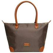 Grand sac fourre-tout Alice Wheeler London Shoreditch - Marron chocolat