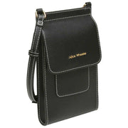 Alice Wheeler London Sac à bandoulière Sloane Phone - Noir