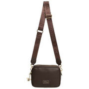 Sac bandoulière pour appareil photo Alice Wheeler London Soho - Marron chocolat