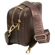 Sac bandoulière pour appareil photo Alice Wheeler London Soho - Marron chocolat