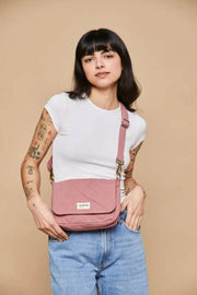 Sac à bandoulière matelassé Hindbag Margault - Rose Blush