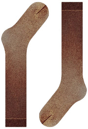 Falke Glitter 30 Denier Chaussettes Hautes - Barolo/Or