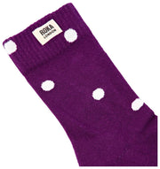 Chaussettes Roka Wimbledon Crew - Pois Violet