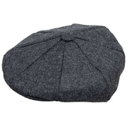 dents-langford-abraham-moon-plain-tweed-newsboy-cap---charcoal-grey-34491090