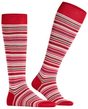 Chaussettes hautes Falke Microblock - Rouge Géranium
