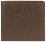 Portefeuille à deux volets Dents Aire - Marron chocolat